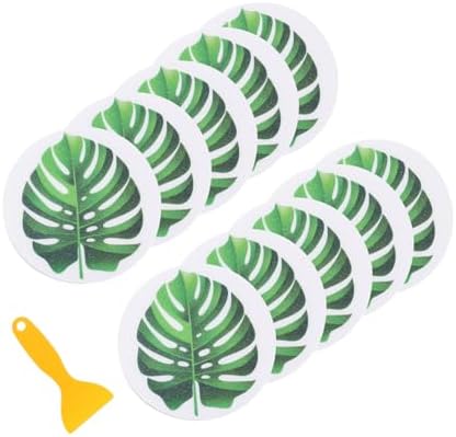 MAGICLULU Anti-Slip Bathtub Leaf Stickers 1 Set