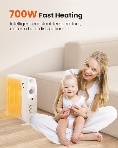 KOTEK 700W Oil Filled Space Heater with Adjustable Thermostat