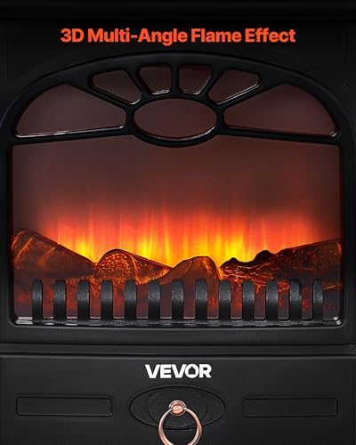 VEVOR 228inch Electric Fireplace with Realistic Flames