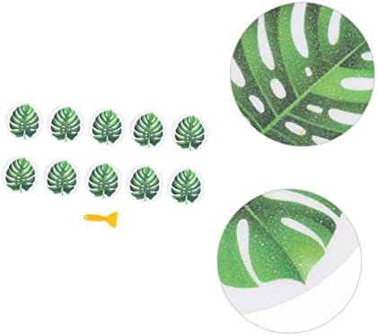 SOLUSTRE Anti-Slip Tub Decals Leaf Stickers for Bathroom