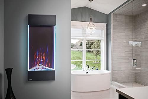 Napoleon Allure 38 Inch Electric Fireplace - Black