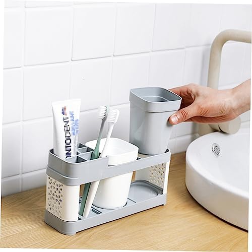 Luxshiny Toothbrush and Toothpaste Storage Holder