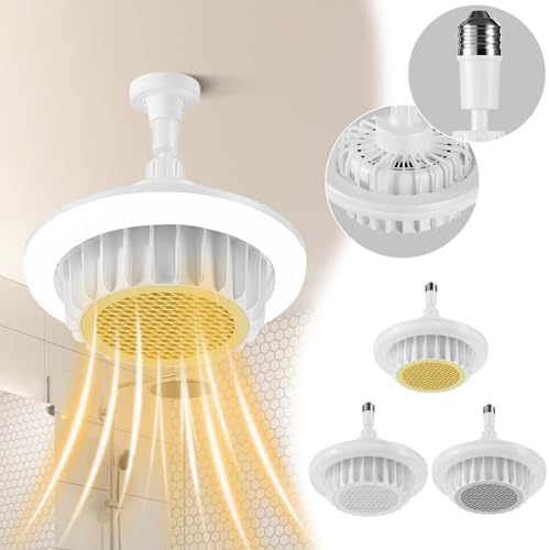 600W Bathroom Ceiling Heater with Fan Light and Remote Control