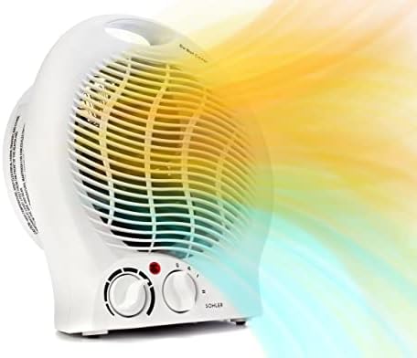 Sohler 1500W Fan Heater with Thermostat and Safety
