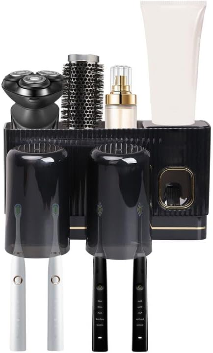 Tefola Toothbrush Bracket with Toothpaste Dispenser