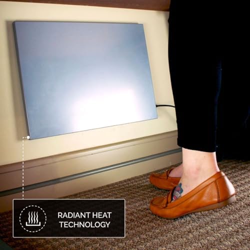 Cozy Legs Flat Panel Heater - 150W Energy Efficient Desk Mount