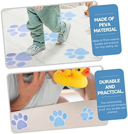 10pcs Dog Paw Print Bathtub Decals Anti-Skid Stickers