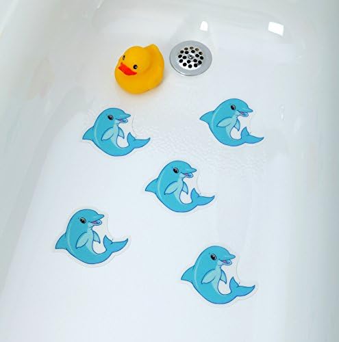 SlipX Solutions Adhesive Bath Treads - Dolphin