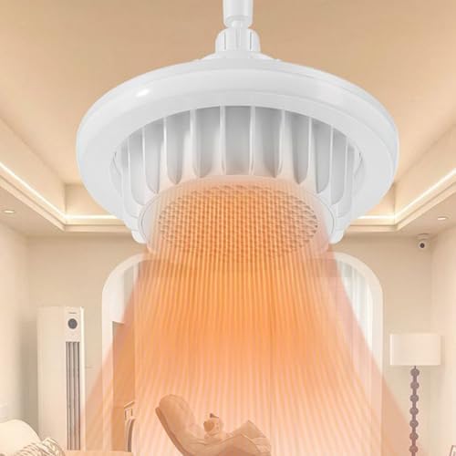 EZVAYA 600W Ceiling Fan with Heater and Light