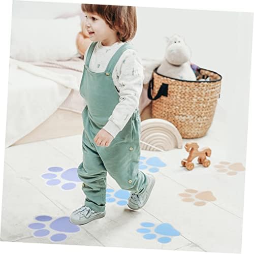 Ciieeo 10pcs Cartoon Dog Paw Anti-Slip Bathroom Stickers