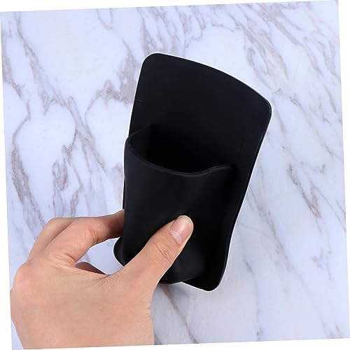 Slim Silicone Bathroom Organizer with Toothpaste and Razor Holder