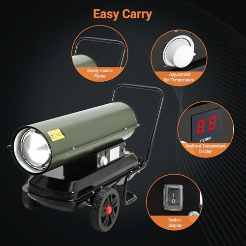 Towallmark 125000 BTU Kerosene and Diesel Space Heater