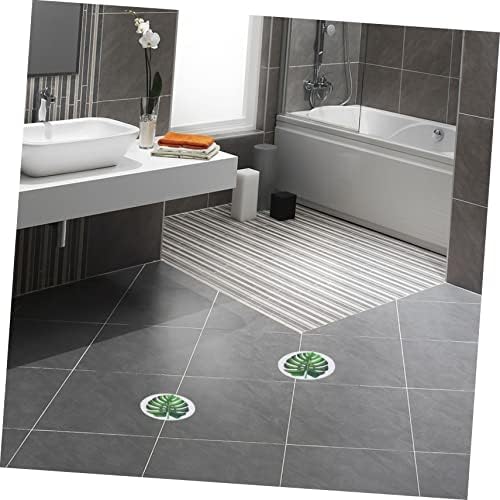 TOPPERFUN Leaf-Shaped Anti-Slip Bath Tub Stickers
