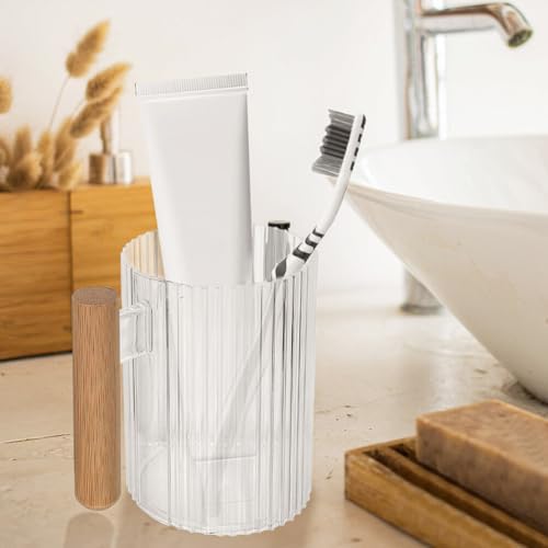 Cabilock Toothbrush Holder Cup with Lid
