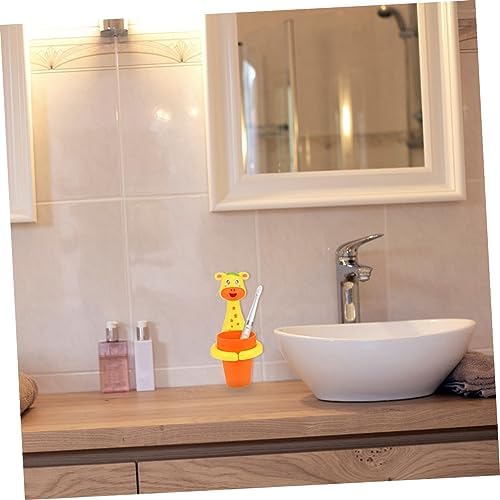 VALICLUD Cartoon Animal Toothbrush Holder 2 Sets