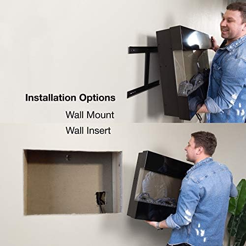 e-Flame USA Hampshire 50-inch Wall Mount LED Fireplace