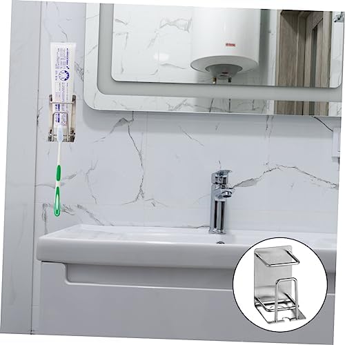 Mobestech Wall Mounted Toothbrush and Cup Organizer
