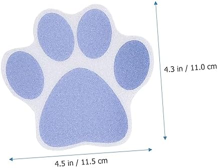 Ciieeo 10pcs Cartoon Dog Paw Anti-Slip Bathroom Stickers