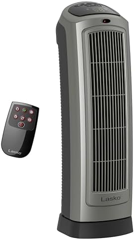Lasko Portable Oscillating Space Heater with Digital Display and Remote Control