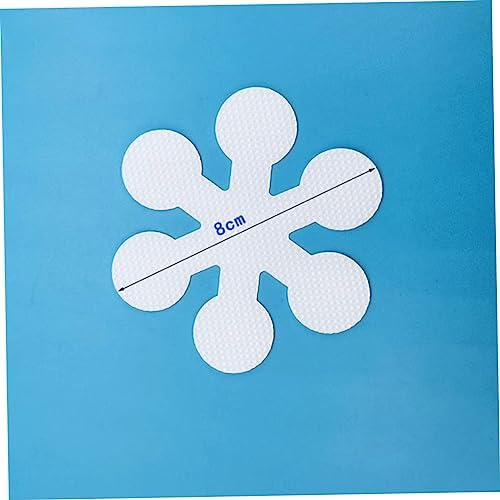 Non-Slip Shower Strips 20 Pcs Snowflake Adhesive Bathtub Decals