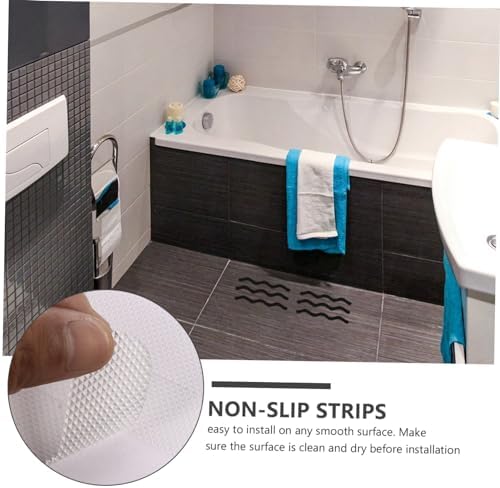 Cabilock 24pcs Bathroom Decals Non-Slip Safety Stickers
