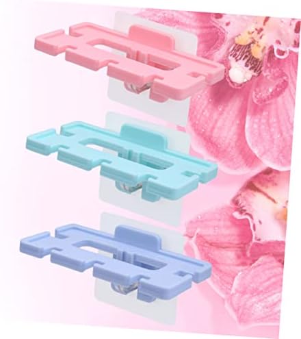 Anneome 3pcs Suction Toothbrush Holder Wall Mount for Bathroom