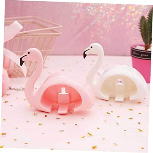 LIFKOME 2Pcs Pink Flamingo Suction Cup Toothbrush Holder