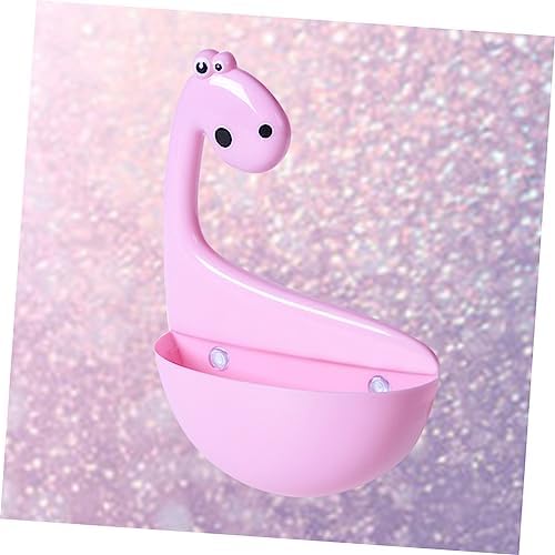 LIFKOME Suction Cup Dinosaur Toothbrush Holder