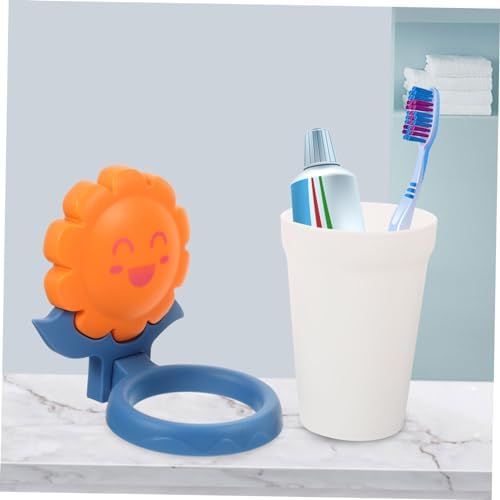 Didiseaon Adorable Toothbrush Cup Holder No Drill