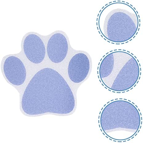 10Pcs Dog Paw Bathtub Decals Non-Slip Stickers