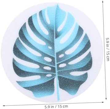 ABOOFAN Non-Slip Leaf Bath Stickers - Waterproof for Kids and Adults
