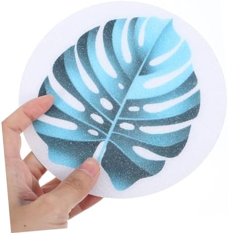 ABOOFAN Non-Slip Leaf Bath Stickers - Waterproof for Kids and Adults