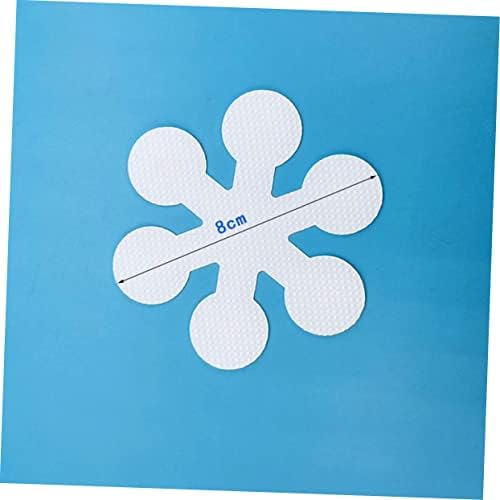 WOONEKY 20 Pack Snowflake Non-Slip Bath Tub Stickers