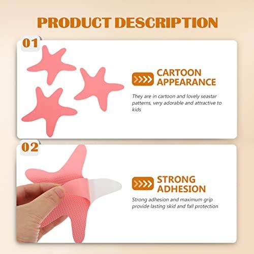 Zerodeko 24pcs Bathtub Stickers Safe Non-skid Decor