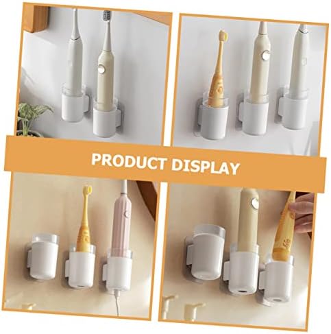 Ciieeo 3Pcs Wall-Mounted Toothbrush Holder for Family