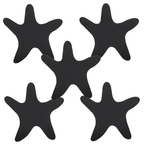 Kisangel 6pcs Sea Star Non-Slip Bath Stickers for Tub Safety