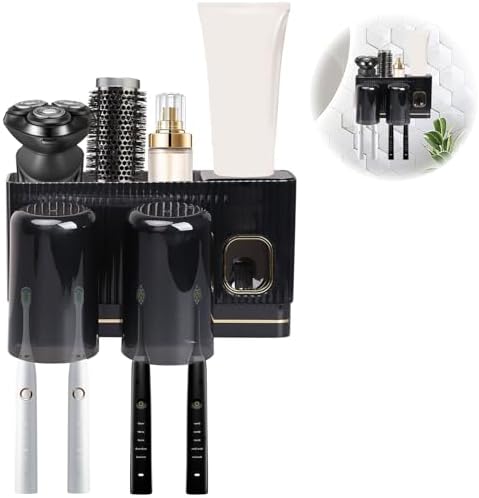 Tefola Toothbrush Bracket with Toothpaste Dispenser