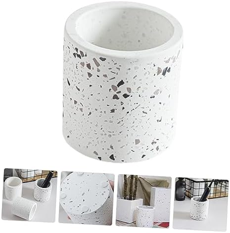Bathroom Storage Cup Toothbrush Holder 2-in-1 Organizer