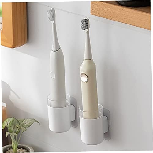 Ciieeo 3Pcs Wall-Mounted Toothbrush Holder for Family