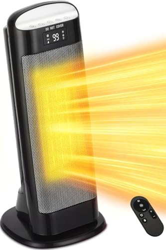 Uthfy 1500W Electric Space Heater with Remote 1