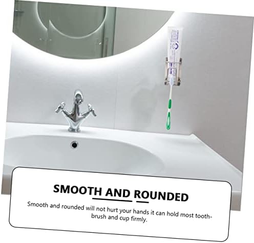 Yardenfun Wall Mounted Toothbrush Holder with Cup