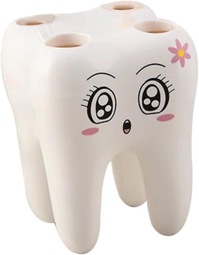 Ciieeo Cartoon Toothbrush Holder for Bathroom