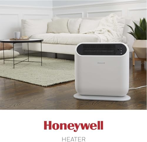 Honeywell ThermaWave 6 White Ceramic Space Heater with Programmable Thermostat