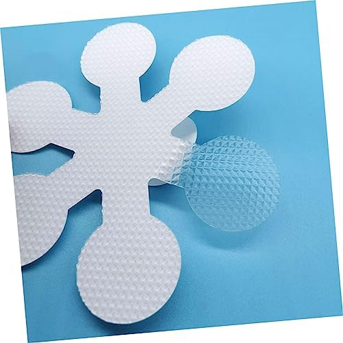 STOBAZA 20 Pack Snowflake Non-Slip Bathtub Decals