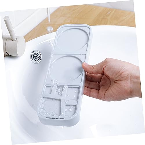 BUGUUYO Toothbrush Holder with 2 Cups 5 Slots