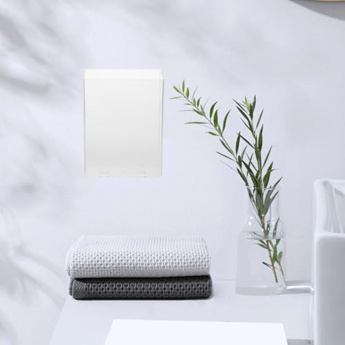 BUGUUYO 2pcs Wall Mounted Toothbrush Holder with Dispenser