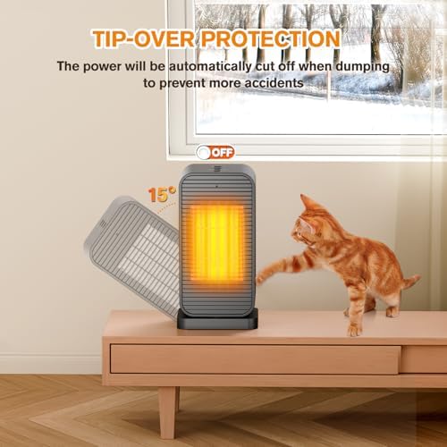 Flowbreeze 2-in-1 Heater Fan with Remote