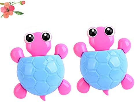 Suction Cup Toothbrush Holder with Turtle Design
