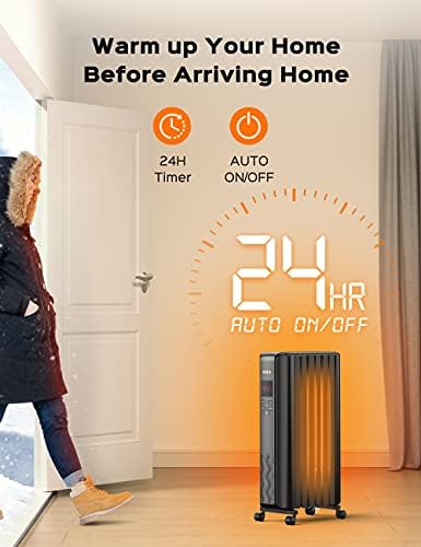Dreo Oil Filled Radiator Heater with Remote Control
