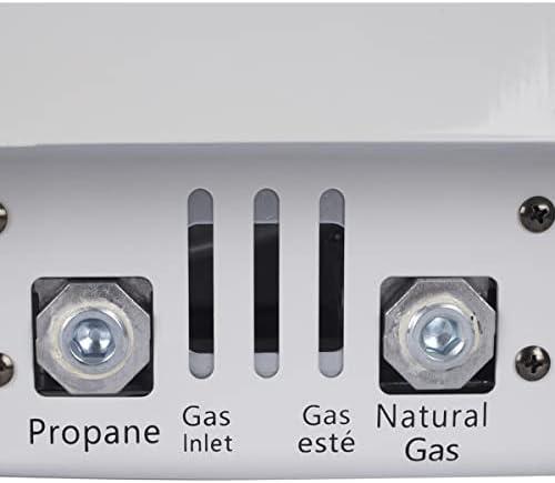 HYVIF UTY 20000 BTU Natural Gas Wall Heater - Dual Fuel Vent-Free White